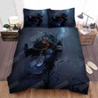 Happy Halloween With Demon Scarecrow Artwork Bed Sheets Spread Duvet Cover Bedding Sets