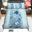 Mermaid Blue Tattooed Bed Sheets Spread Comforter Duvet Cover Bedding Sets