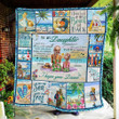 Personalized Beach To My Daughter I Hope You Dance Quilt Blanket Great Customized Blanket Gifts For Birthday Christmas Thanksgiving