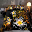 Amazing Polynesian Tattoo Turtle Bed Sheets Duvet Cover Bedding Set