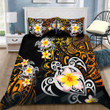 Amazing Polynesian Tattoo Turtle Bed Sheets Duvet Cover Bedding Set