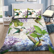 Beautiful Hummingbird With Hydrangea Cotton Bed Sheets Spread Comforter Duvet Cover Bedding Sets Perfect Gifts For Hummingbird Lover Gifts For Birthday Christmas Thanksgiving