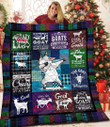 Easily Distracted By Goats Quilt Blanket Great Customized Blanket Gifts For Birthday Christmas Thanksgiving