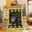 Rottweiler When I Saw You I Fell In Love And You Smiled Because You Knew Quilt Blanket Great Customized Blanket Gifts For Birthday Christmas Thanksgiving