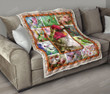 Hummingbird Quilt Blanket Great Gifts For Birthday Christmas Thanksgiving Anniversary