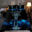 Night Potrait Wolf The Light Keeper Bed Sheets Spread Duvet Cover Bedding Set