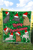 Christmas French Bulldog Quilt Blanket Great Gifts For Birthday Christmas Thanksgiving Anniversary