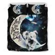 Elephant Moon I Love You To The Moon And Back Bed Sheets Duvet Cover Bedding Sets
