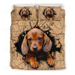 Amazing Dachshund Cotton Bed Sheets Spread Comforter Duvet Cover Bedding Sets