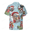 Awesome Xmas Pug Party Christmas Pug Hawaiian Shirt