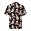 Adorable Christmas Pug Puppies Christmas Hawaiian Shirt, Best Christmas Gift For Pug Lover