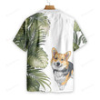 Corgi Monstera Leaves Corgi Hawaiian Shirt