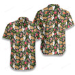 Corgi Tropical Flower Hawaiian Shirt