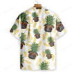 Pug Pineapple Head Hawaiian Shirt