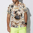 Retro Pug Shirt For Men Hawaiian Shirt