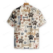 Retro Pug Shirt For Men Hawaiian Shirt