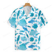 Fish Water Color Pattern Hawaiian Shirt