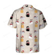 Cat Wearing Santa Claus Hat Hawaiian Shirt