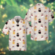 Cat Wearing Santa Claus Hat Hawaiian Shirt