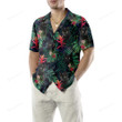 Black Cat And Tropical Hawaiian Shirt