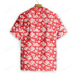 Red Floral Flower Hawaiian Shirt