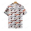 Piano Dachshund Dog Shirt For Men Hawaiian Shirt