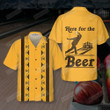 Here For The Beer Bowling Hawaiian Shirt