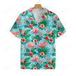 Flamingo And Flowers Hawaiian Shirt