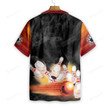 Bowling Smoke Background Hawaiian Shirt