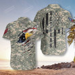Veteran Proud Us Army Camouflage Hawaiian Shirt