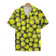 Tennis Ball Pattern Hawaiian Shirt