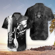 Guitar And Skull Hawaiian Shirt