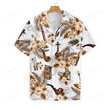 Tobacco Seamless Pattern Version White Color Hawaiian Shirt