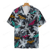 Cherry Grove Beach Coconut Tree Hawaiian Shirt