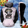 Just A Girl Who Love Cows Christmas Hoodie And Legging All Over Printed