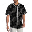 Gothic Skull With Butterfly Goth Baseball Jersey