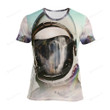 Astronaut & Waterfall Digital Art 3d Full Over Print Hoodie Zip Hoodie Sweater Tshirt