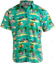 Workout Flamingos Funny Lifting Hawaiian Button Down Polo Party Lift Shirt Hawaiian Shirt