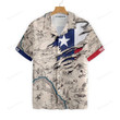 Texas State Map Hawaiian Shirt