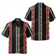 Colorful Ethnic Geometric Pattern Hawaiian Shirt