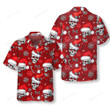 Skulls With Candy Canes Red Version Christmas Hawaiian Shirt