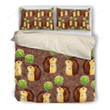 Hedgehog Cotton Bed Sheets Spread Comforter Duvet Cover Bedding Sets
