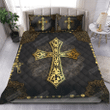 Jesus Cross Cotton Bed Sheets Spread Comforter Duvet Cover Bedding Sets