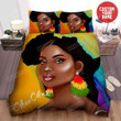 Black Girl African Personalized Custom Name Duvet Cover Bedding Set