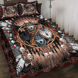 Native American Wolf Pattern Bed Sheets Spread Comforter Duvet Cover Bedding Sets