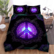 Hippie Peace Sign Cotton Bed Sheets Spread Comforter Duvet Cover Bedding Sets