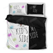 Kids Side My Side Cotton Bed Sheets Spread Comforter Duvet Cover Bedding Sets
