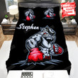 Mixed Martial Arts Pitbull Bed Sheets Spread Comforter Duvet Cover Bedding Sets
