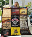 Keep Calm And Support The Second Amendment Quilt Blanket Great Customized Blanket Gifts For Birthday Christmas Thanksgiving