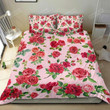 Rose Cotton Bed Sheets Spread Comforter Duvet Cover Bedding Sets